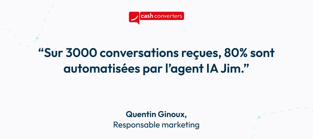 Cash Converters automatise 80% des conversations avec Partoo