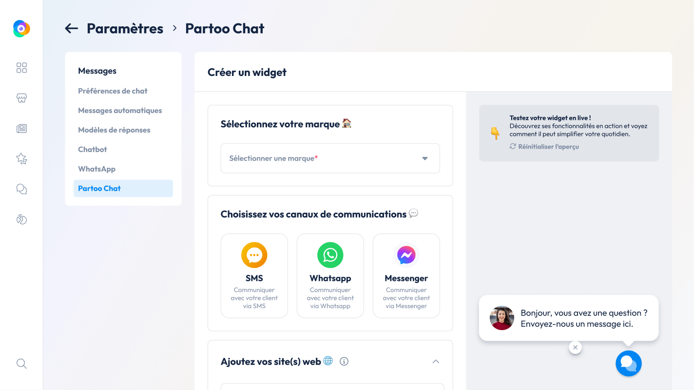 partoo webchat