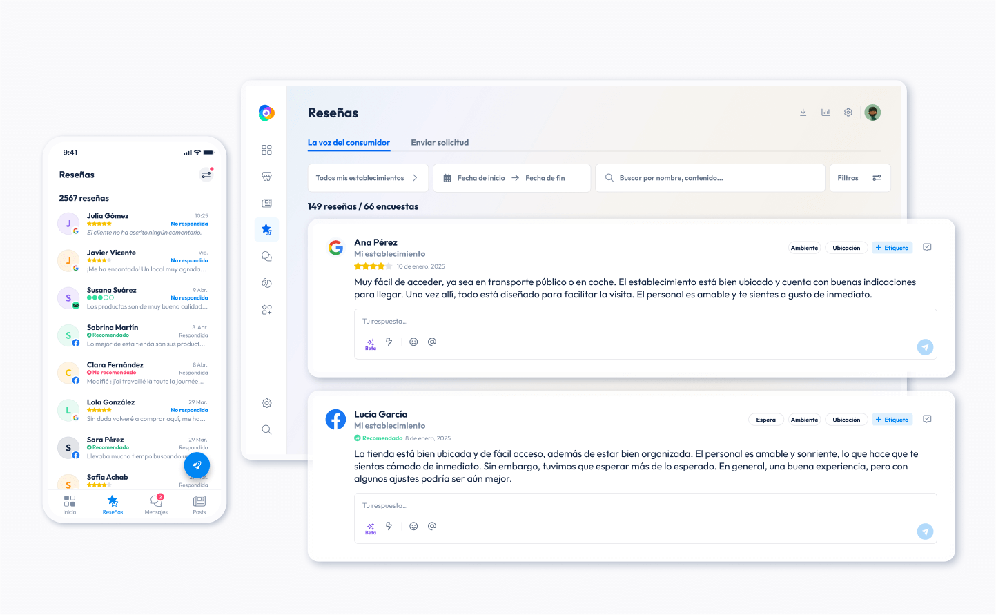 review management centralise reviews