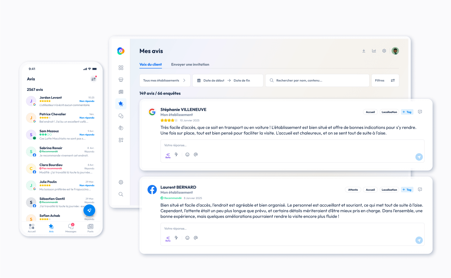 review management centralise reviews